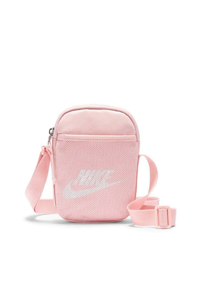 Bolsa Nike Transversal Heritage Rosa/Branca - NewSkull