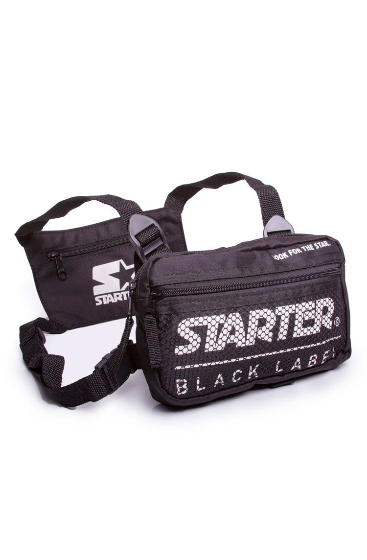 Bolsa STARTER Shoulder Chest Bag Preta/Branca - NewSkull