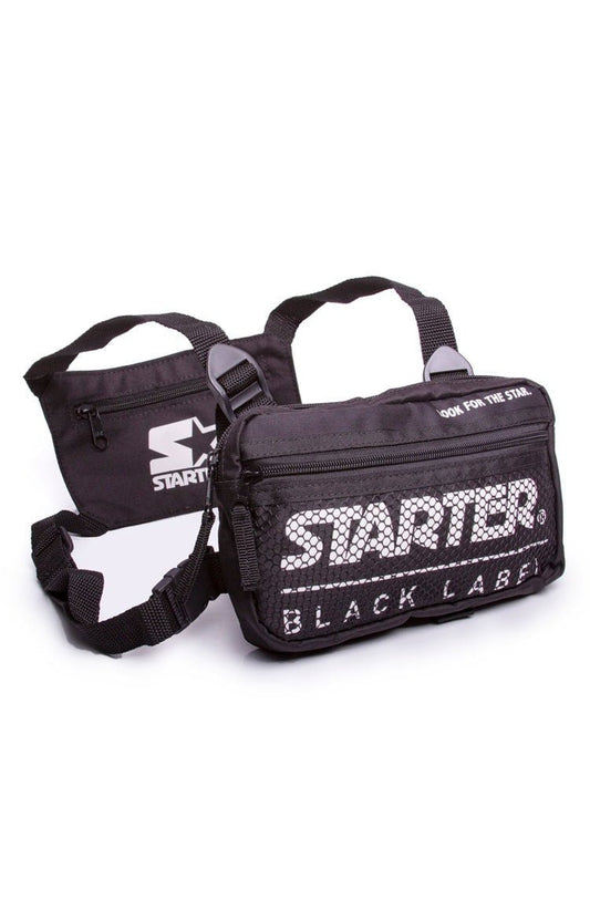 Bolsa STARTER Shoulder Chest Bag Preta/Branca - NewSkull