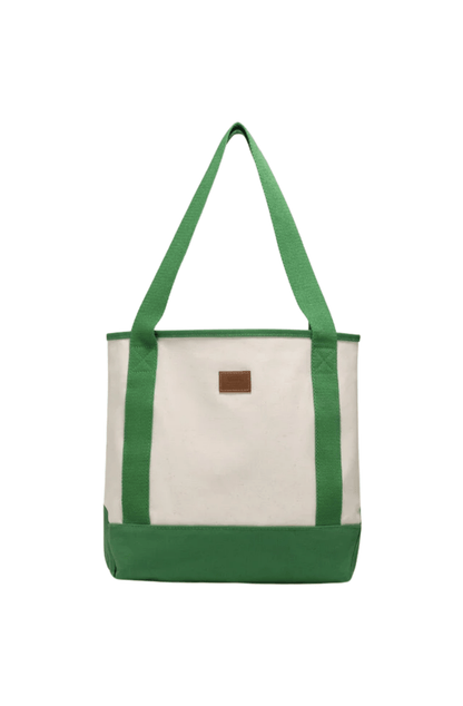 Bolsa Vans Pergs Midi Tote Upland Fairway Bege/Verde - NewSkull