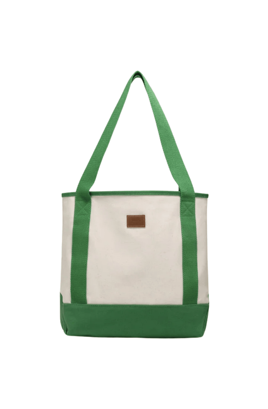 Bolsa Vans Pergs Midi Tote Upland Fairway Bege/Verde - NewSkull