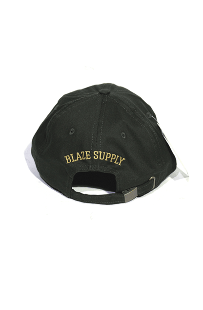 Boné Aba Curva Blaze Supply 6 Panel Pipe Dark Green Strapback Verde - NewSkull