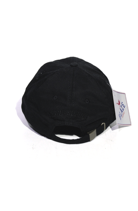 Boné Aba Curva Blaze Supply Golf Pipe All Black Strapback - NewSkull