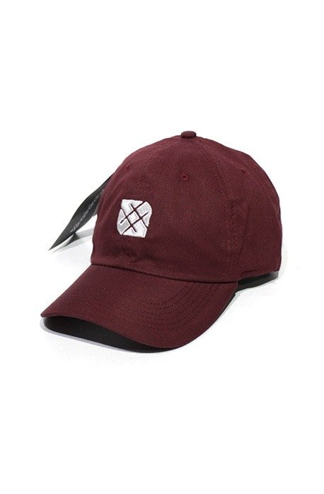 Boné Aba Curva Hashskatetag Strapback Bordo - NewSkull