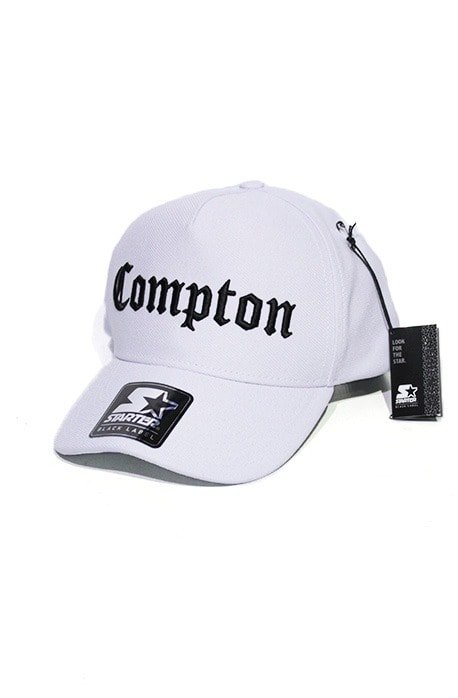 Boné Aba Curva Snapback Starter Black Label Compton Branco - NewSkull