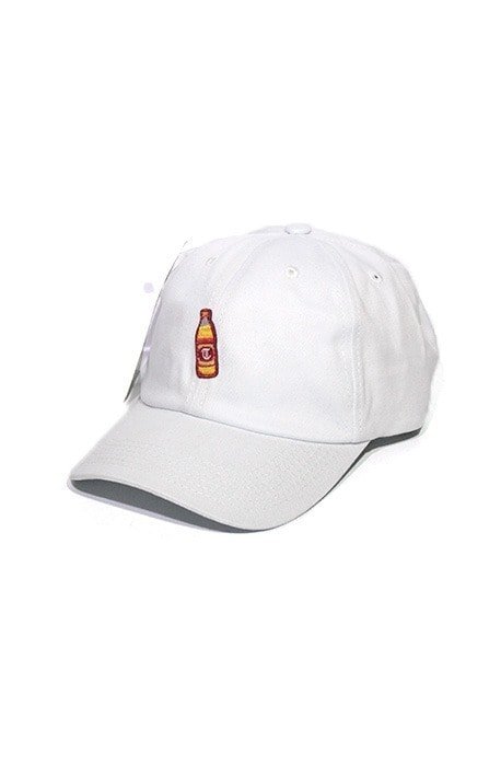 Boné Aba Curva Strapback 40 OZ Branco - NewSkull