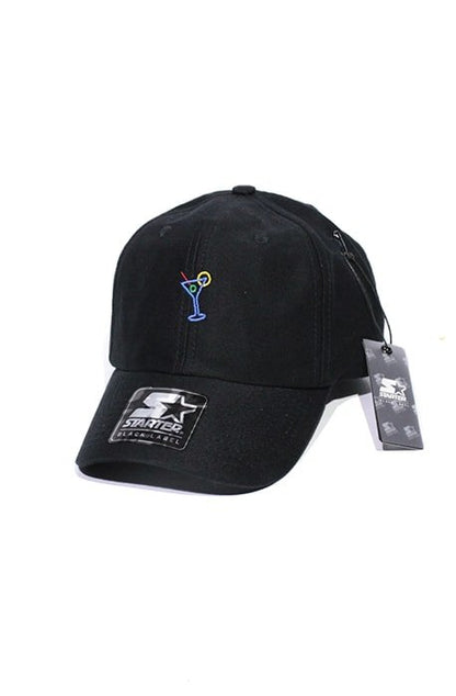 Boné Aba Curva Strapback Starter Black Label Neon Drink 2 Preto - NewSkull