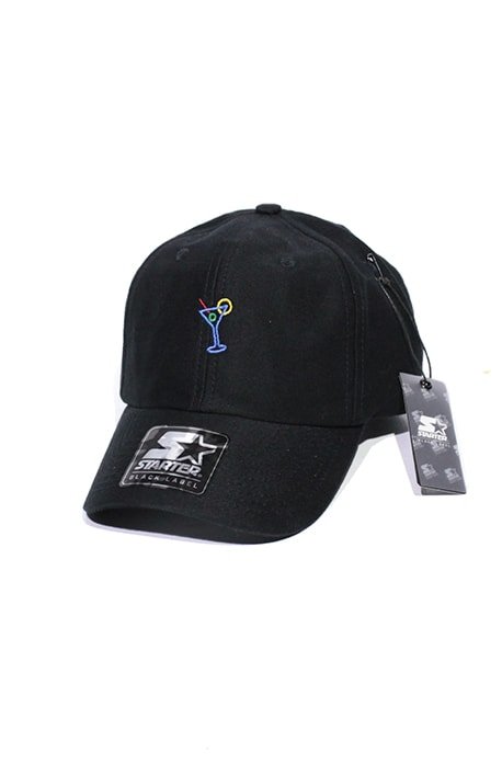 Boné Aba Curva Strapback Starter Black Label Neon Drink 2 Preto - NewSkull