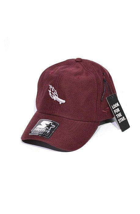 Boné Aba Curva Strapback Starter Black Label Skate Fire 2 - NewSkull