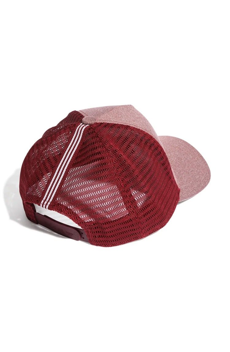 Boné Adidas Aba Curva Adicolor Classic Trucker Bordo/Branco - NewSkull