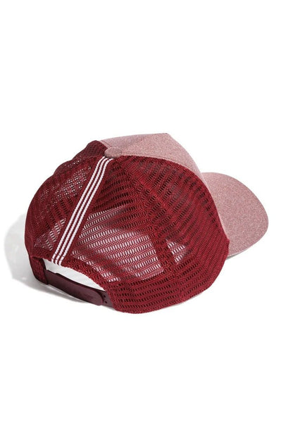 Boné Adidas Aba Curva Adicolor Classic Trucker Bordo/Branco - NewSkull