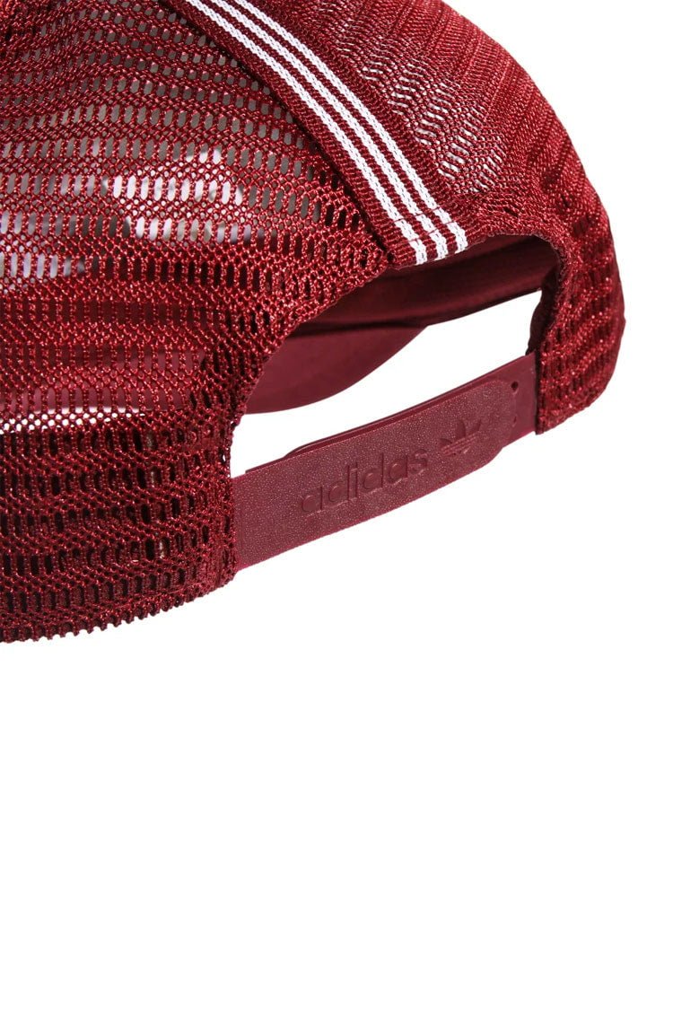 Boné Adidas Aba Curva Adicolor Classic Trucker Bordo/Branco - NewSkull