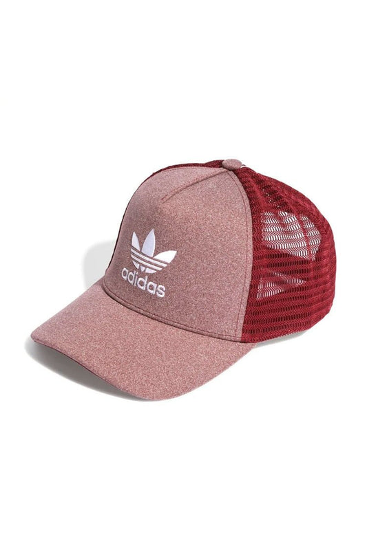Boné Adidas Aba Curva Adicolor Classic Trucker Bordo/Branco - NewSkull