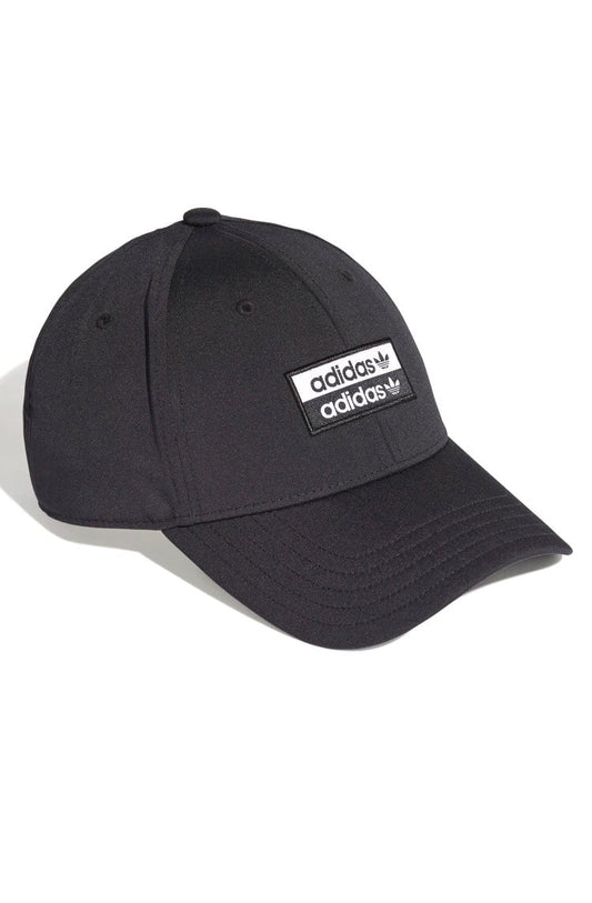 Bone Adidas Aba Curva Baseball Strapback Preto/Branco - NewSkull