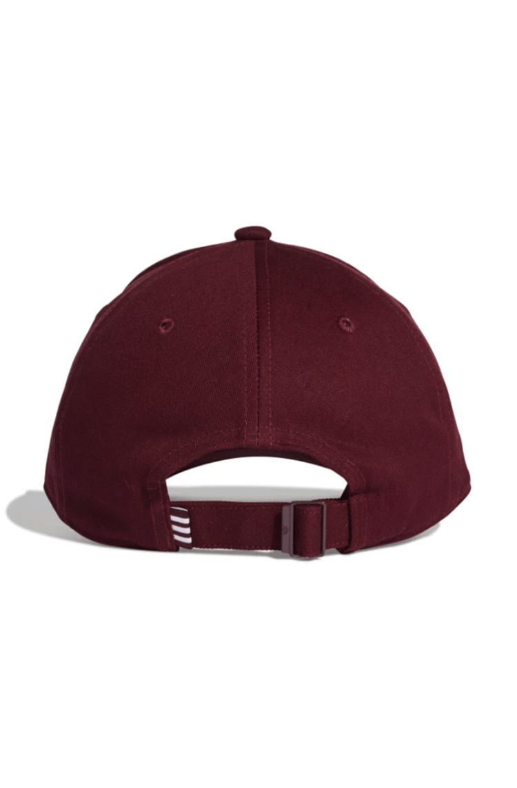 Bone Adidas Aba Curva Baseball Trefoil Strapback Bordo - NewSkull