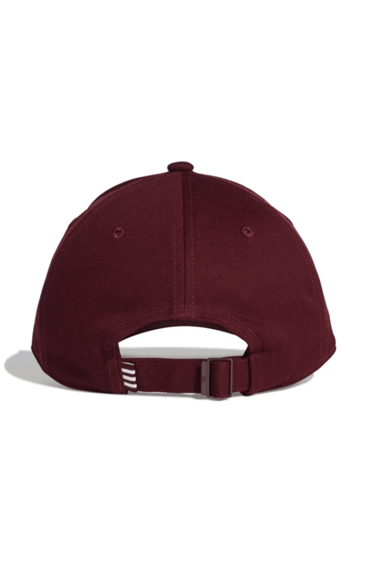 Bone Adidas Aba Curva Baseball Trefoil Strapback Bordo - NewSkull