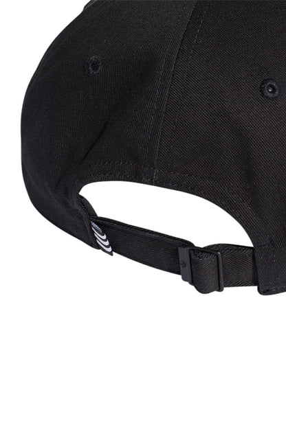 Bone Adidas Aba Curva Baseball Trefoil Strapback Preto/Branco - NewSkull