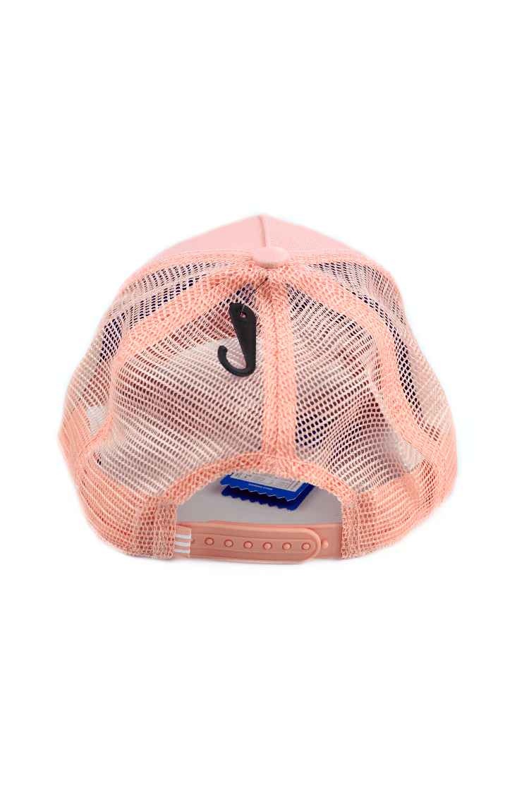 Boné Adidas Aba Curva Trefoil Trucker Snapback Rosa - NewSkull