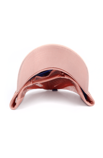 Boné Adidas Aba Curva Trefoil Trucker Snapback Rosa - NewSkull