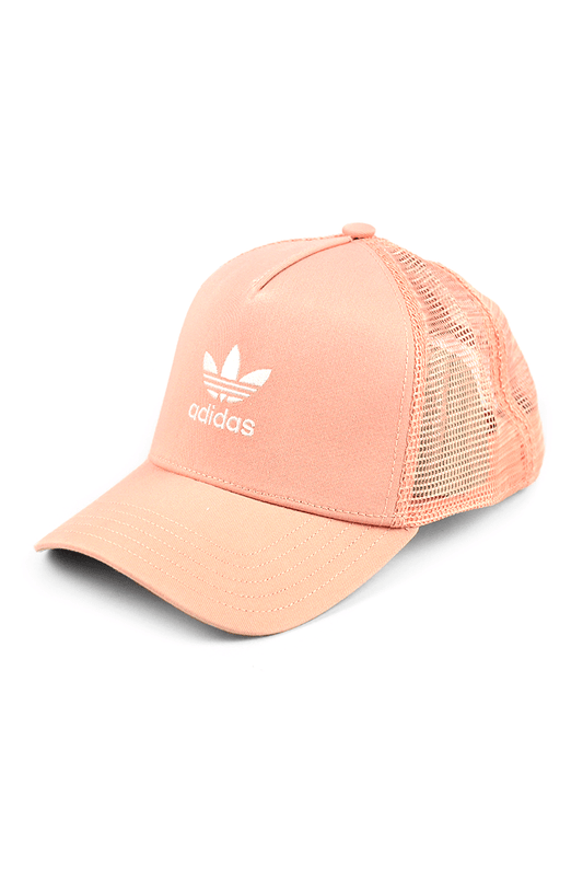 Boné Adidas Aba Curva Trefoil Trucker Snapback Rosa - NewSkull