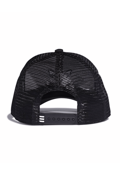 Bone Adidas Aba Curva Trucker Trefoil Snapback Preto/Preto - NewSkull