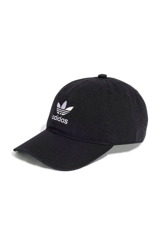 Boné Adidas Adicolor Classics Trefoil Baseball Preto/Branco - NewSkull