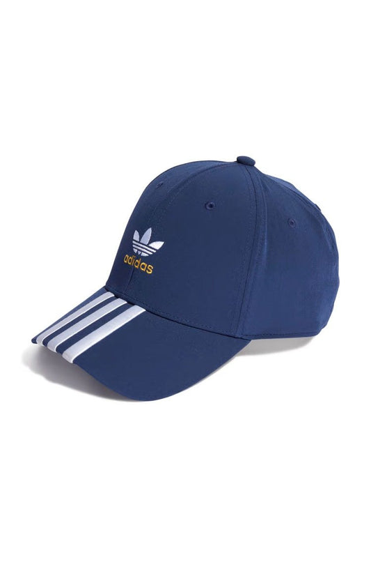Boné Adidas Baseball Estonado Adicolor Classics Trefoil Azul Escuro - NewSkull
