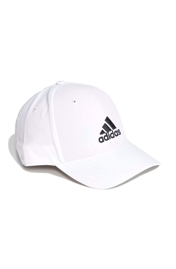 Boné Adidas Baseball Leve Bordado Branco/Preto - NewSkull