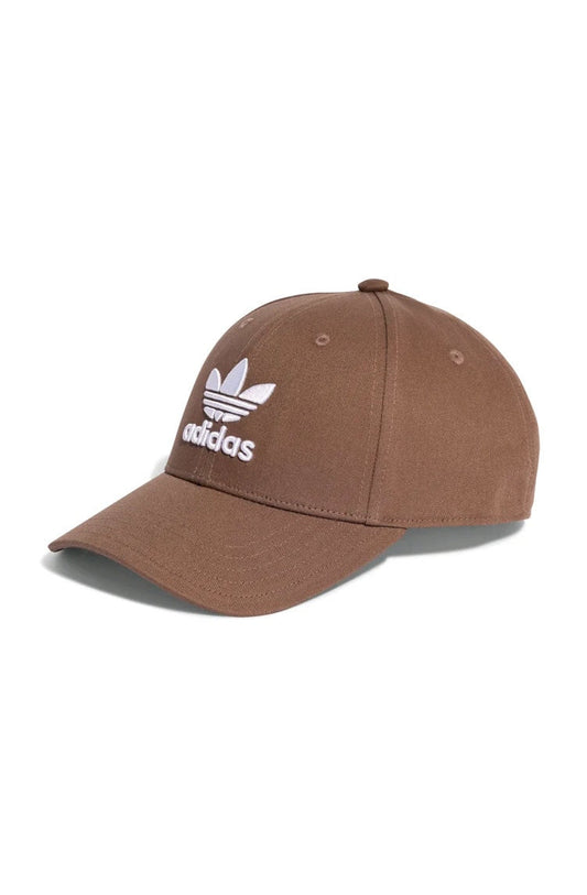 Bone Adidas Baseball Trefoil Marrom/Branco - NewSkull
