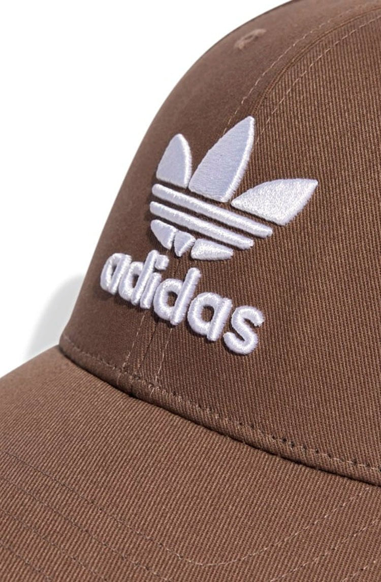 Bone Adidas Baseball Trefoil Marrom/Branco - NewSkull