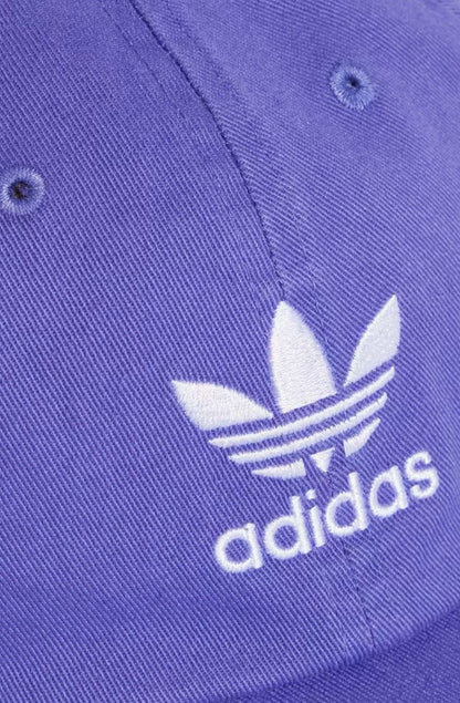 Boné Adidas Beisebol Estonado Adicolor Classics Trefoil Lilás - NewSkull