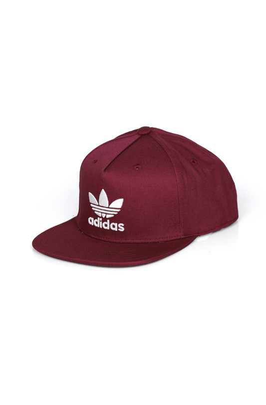 Boné Adidas Flat Trefoil Bordo - NewSkull