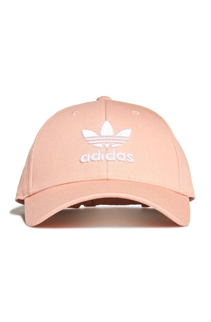 Bone Adidas Trefoil Baseball Aba Curva Rosa - NewSkull