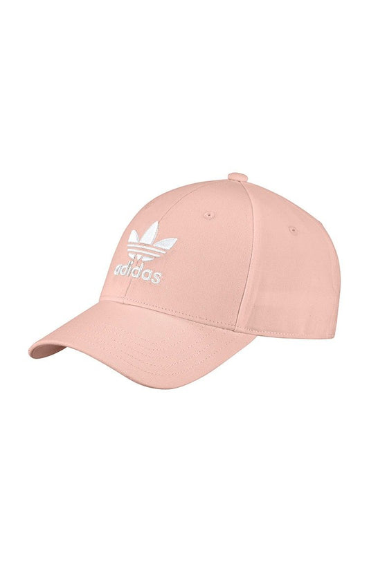 Bone Adidas Trefoil Baseball Aba Curva Rosa - NewSkull