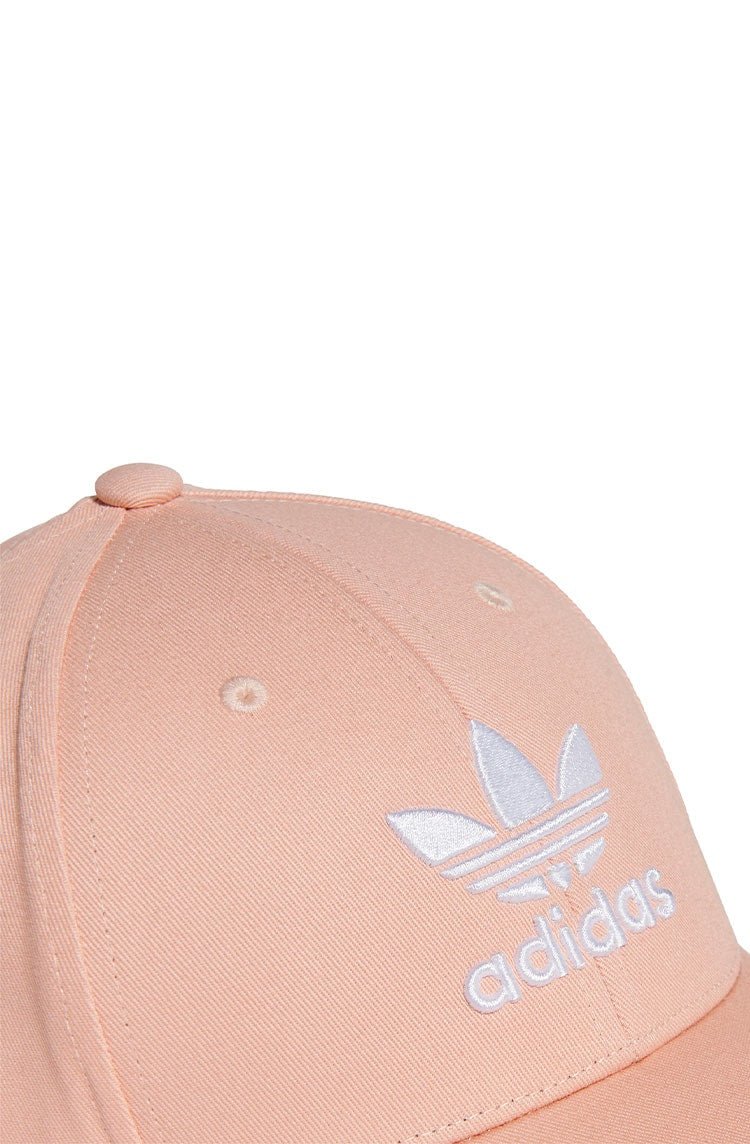 Bone Adidas Trefoil Baseball Aba Curva Rosa - NewSkull