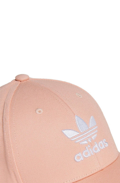 Bone Adidas Trefoil Baseball Aba Curva Rosa - NewSkull