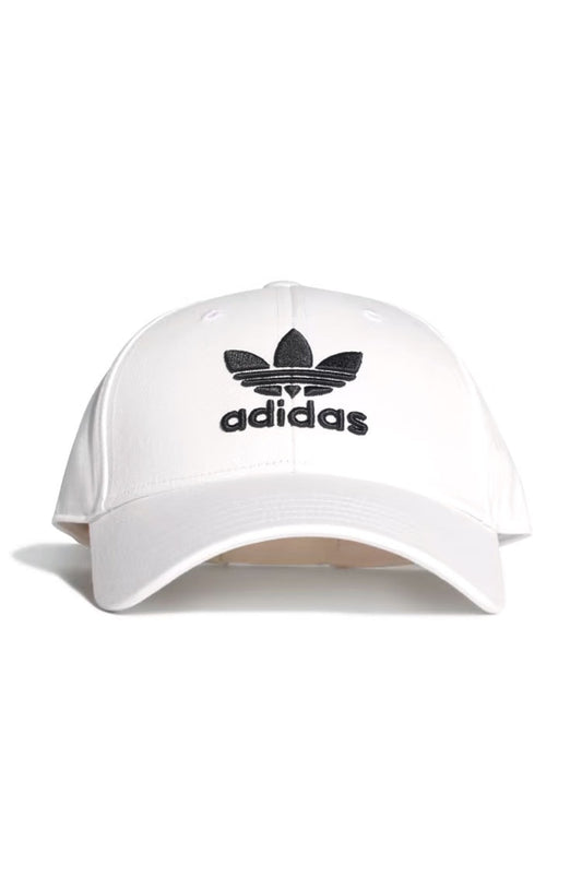 Boné Adidas Trefoil Baseball Branco/Preto - NewSkull