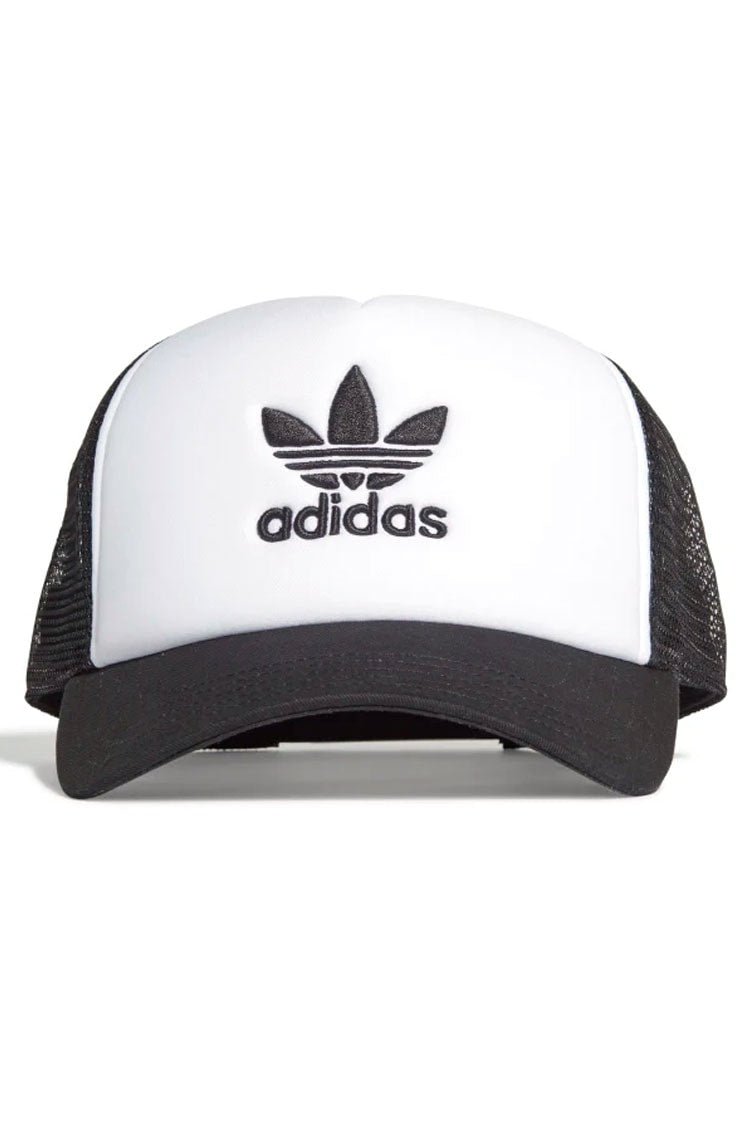 Bone Adidas Trucker Adicolor Curved Preto/Branco - NewSkull