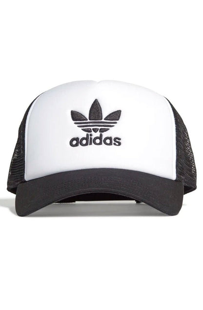 Bone Adidas Trucker Adicolor Curved Preto/Branco - NewSkull