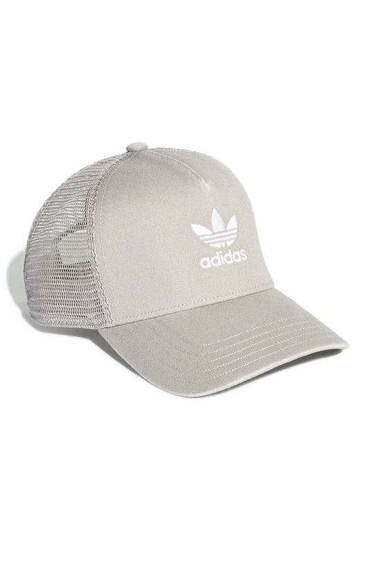 Boné Adidas Trucker Trefoil Cinza/Cinza - NewSkull