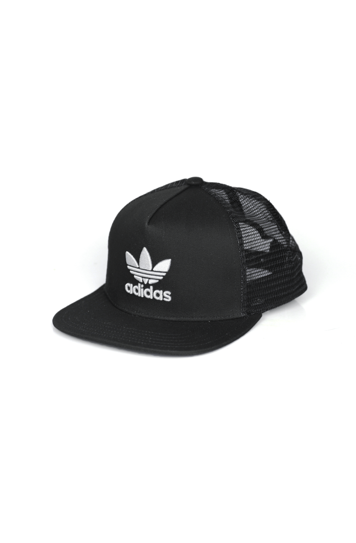 Boné Adidas Trucker Trefoil Preto - NewSkull