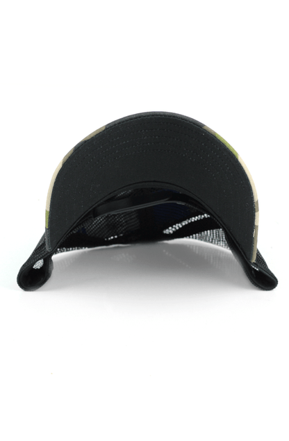 Boné Adidas Trucker Trefoil Snapback Camuflado Verde - NewSkull