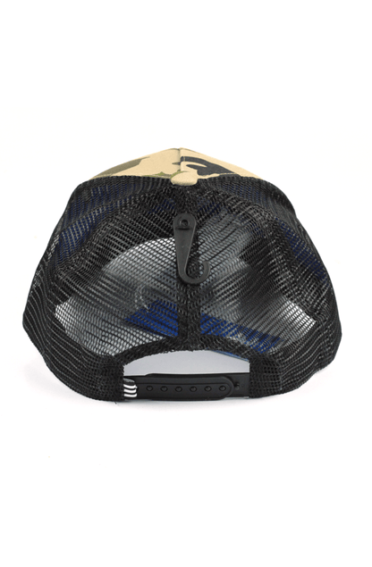 Boné Adidas Trucker Trefoil Snapback Camuflado Verde - NewSkull