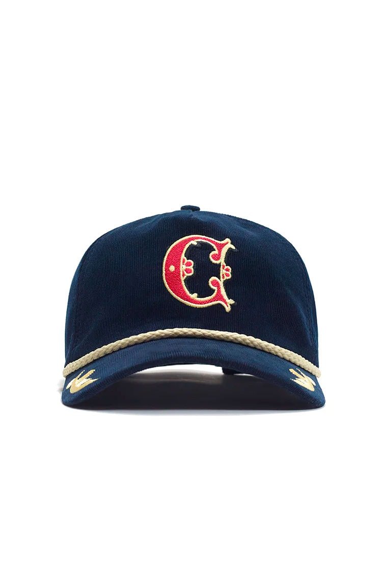 Boné CARNAN "C" Corduroy Dad Hat Azul Marinho - NewSkull