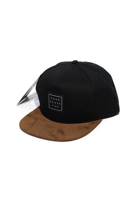 Boné Hashskatetag Snapback Aba Marrom - NewSkull