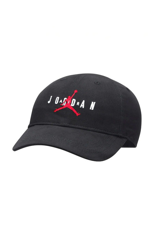 Boné Jordan Aba Curva Strapback Ajustável Infantil Preto - NewSkull