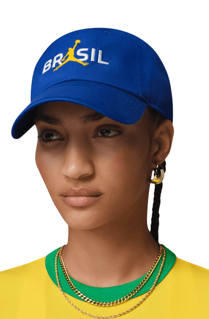Boné Jordan x Brasil Club Unissex Azul - NewSkull