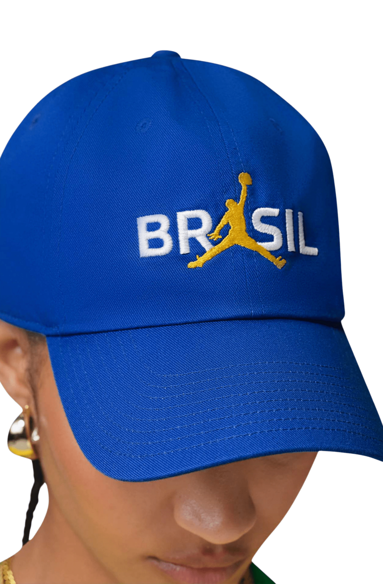 Boné Jordan x Brasil Club Unissex Azul - NewSkull