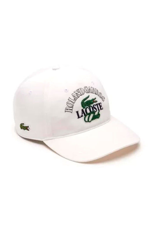 Boné Lacoste Roland Garros Branco - NewSkull