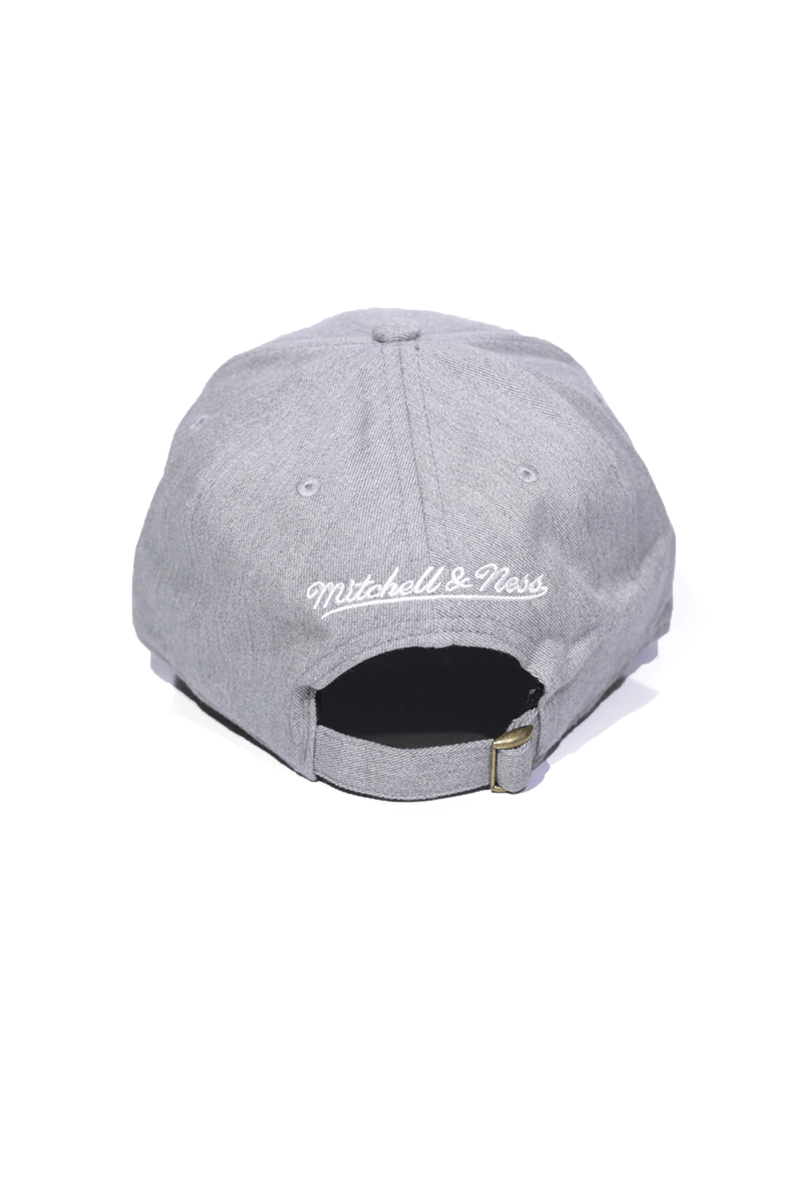 Boné Mitchell and Ness Chicago Bulls Team Logo Low Pro Strapback Cinza - NewSkull